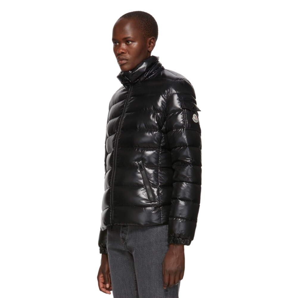 Moncler black bady coat